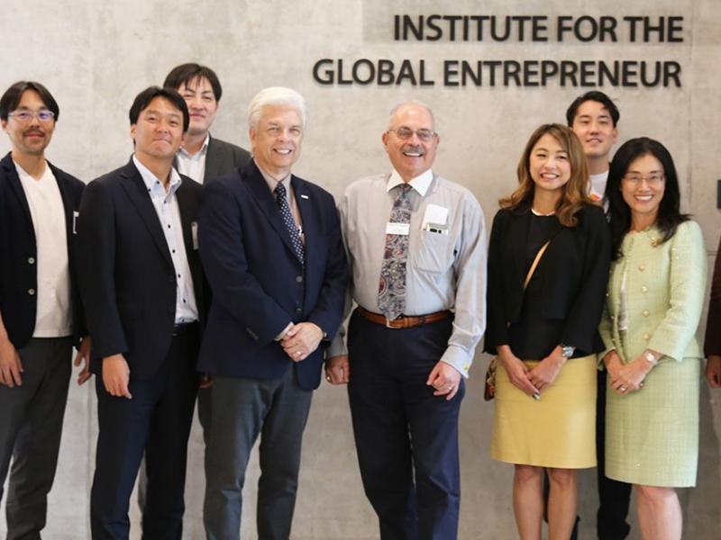 Leaders from seven Japanese biotech startups